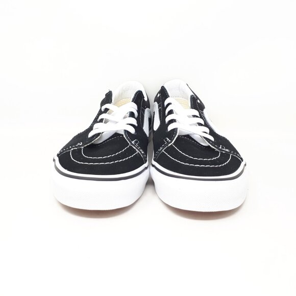 Vans Sk8-Low Black True White Classic Skate Casual Shoe Sneaker Womens Size NEW - Picture 7 of 11